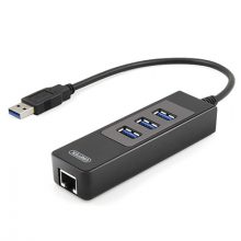 Bộ chia Hub USB 3 Port 3.0 + Lan Unitek Y3045C