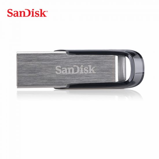 HDD USB 64GB ULTRA FLAIR SANDISK SDCZ73 USB 3.0 (Vỏ kim loại màu bạc)