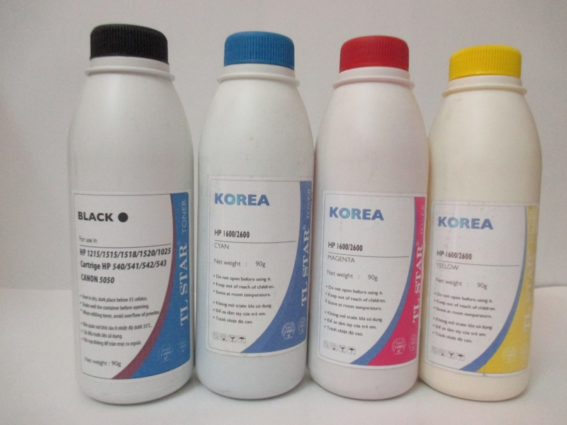 Muc nap for colour laser ricoh sp c430/c435dn yellow kem chip (240gr)