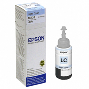 Hộp mực máy in phun Epson T6735 màu xanh nhạt - Dùng cho L1800/L800/L805/L850