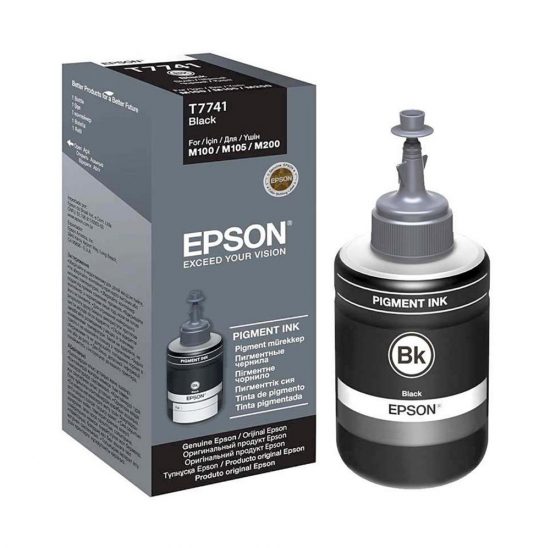 Hộp mực in phun Epson T7741 màu đen 140ml dùng cho máy in M100/M200/L605/L655