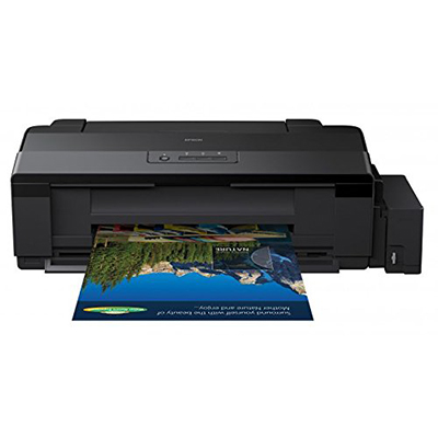 Máy in phun màu đơn năng khổ A3 Epson Stylus L1300in phun 4 mau, gan san bo truyen - Chính hãng