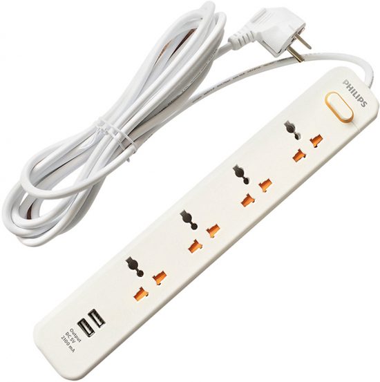 Ổ cắm điện thông minh Philips SPN6248WB/74 (4AC/3M)