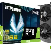 Card màn hình VGA ZOTAC GAMING RTX3060 Twin Edge 8GB GDDR6 (ZT-A30630E-10M)
