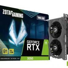 Card màn hình ZOTAC GAMING GeForce RTX 3050 6GB GDDR6 Twin Edge (ZT-A30510E-10L)