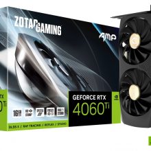 Card màn hình ZOTAC GAMING GeForce RTX 4060 Ti 16GB AMP GDDR6 (ZT-D40620F-10M)