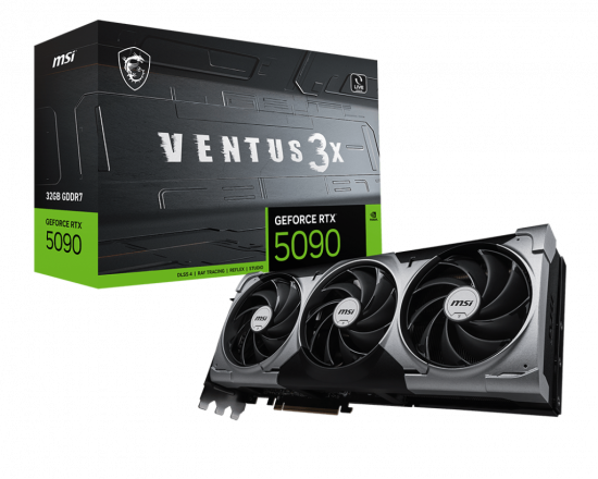 Card màn hình VGA MSI GeForce RTX 5090 32G VENTUS 3X GDDR7
