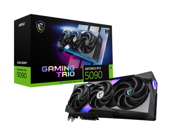 Card màn hình VGA MSI GeForce RTX 5090 32G GAMING TRIO GDDR7