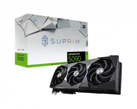 Card màn hình VGA MSI GeForce RTX 5090 32G SUPRIM OC GDDR7