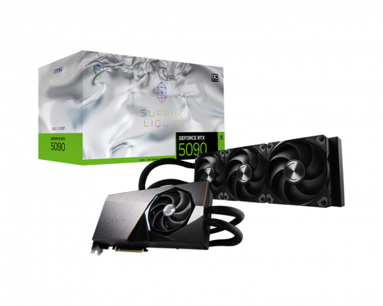 Card màn hình VGA MSI GeForce RTX 5090 32G SUPRIM LIQUID OC GDDR7