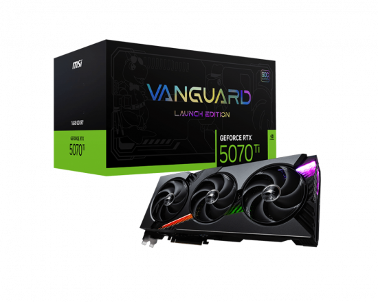 Card màn hình VGA MSI GeForce RTX 5070 Ti 16G VANGUARD SOC LAUNCH EDITION