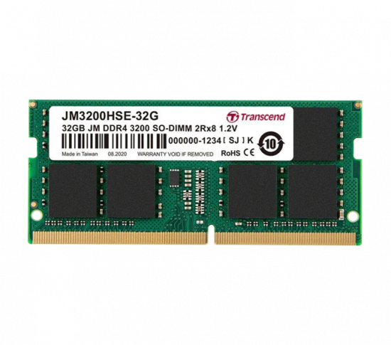 RAM Laptop DDR4 Transcend JM 32GB 3200MHz (JM3200HSE-32G)