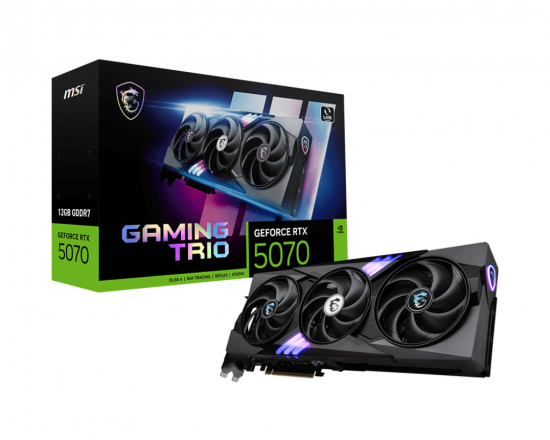 Card màn hình VGA MSI GeForce RTX 5070 12G GAMING TRIO GDDR7