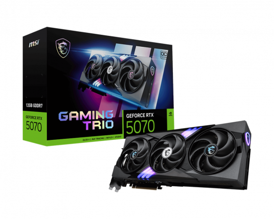 Card màn hình VGA MSI GeForce RTX 5070 12G GAMING TRIO OC GDDR7