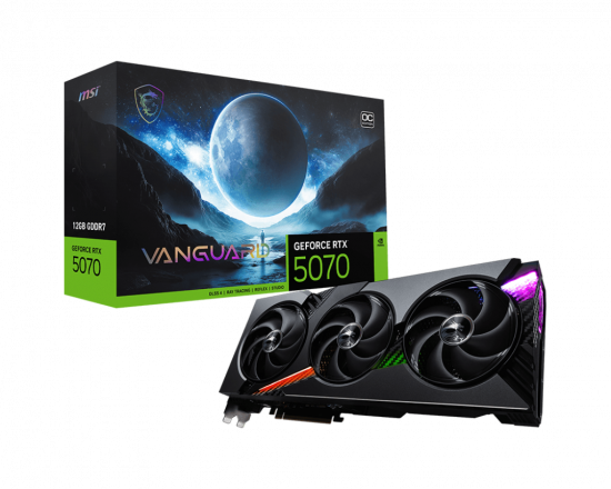 Card màn hình VGA MSI GeForce RTX 5070 12G VANGUARD OC GDDR7