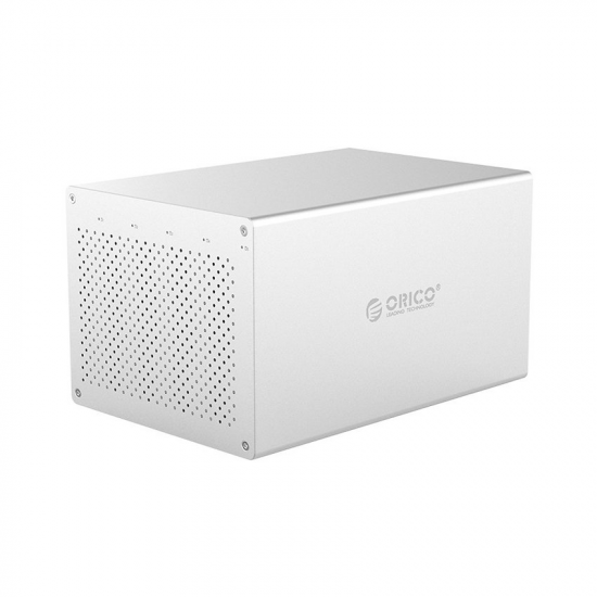 Hộp Đựng Ổ Cứng HDD 3.5inch 5 Khe Cắm SATA 3 ORICO WS500U3 (5X16TB, USB-B 3.0, WH)