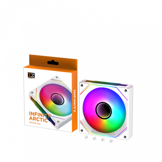 Fan Case Xigmatek Infinity 120mm ARTIC - EN44571 (Fan vô cực, RGB Fixed, Fan thổi)