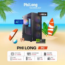 PC Phi Long Esport i5-4060 - Powered By ASUS (i5 13400F, B760, RAM 32GB, SSD 1TB, RTX 4060, PSU 650W)