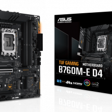 Mainboard ASUS TUF GAMING B760M-E D4 (LGA 1700, 4x DDR5, HDMI, Displayport, M.2 PCIe 4.0)