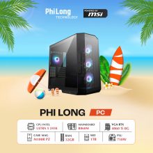 PC Phi Long Creator - Ultra 5 245K / RAM 32GB / SSD 1TB / RTX 4060 Ti 8G / Tản E240 - Powered By MSI
