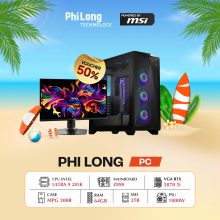 PC Phi Long AI Expert - Ultra 9 285K / RAM 64GB / SSD 2TB / RTX 5070 Ti / Tản I360 - Powered By MSI