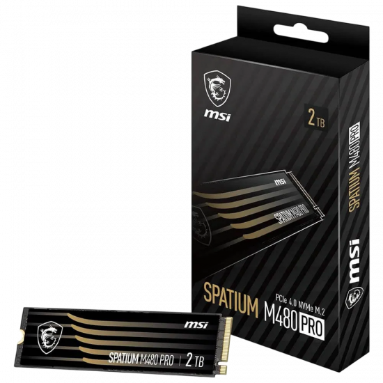 Ổ Cứng SSD MSI SPATIUM M480 PRO 2TB M.2 NVMe PCIe 4.0