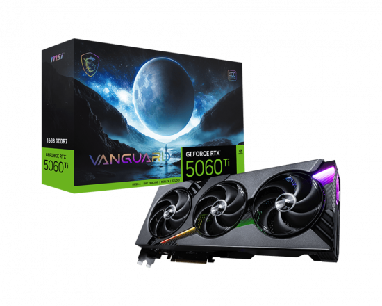 Card Màn Hình MSI GeForce RTX 5060 Ti 16G VANGUARD SOC GDDR7