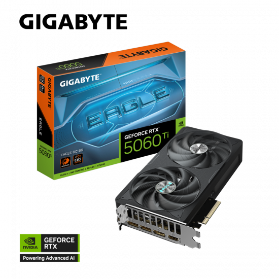 Card Màn Hình Gigabyte GeForce RTX 5060 Ti EAGLE OC 8G GDDR7 (GV-N506TEAGLE OC-8GD)