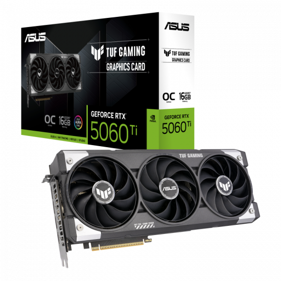 Card Màn Hình ASUS TUF Gaming GeForce RTX 5060 Ti 16GB GDDR7 OC Edition (TUF-RTX5060TI-O16G-GAMING)