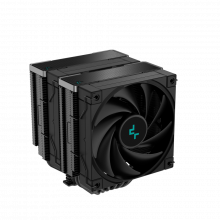 Tản Nhiệt Khí CPU DeepCool AK620 ZERO DARK (LGA 1851/1700/1200/115x/20xx, AM5/AM4, 6 ống đồng, Cao 160mm, No LED)