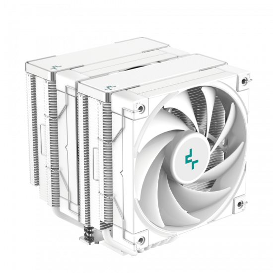 Tản Nhiệt Khí CPU DeepCool AK620 WH - White (LGA 1851/1700/1200/115x/20xx, AM5/AM4, 6 ống đồng, Cao 160mm, No LED)