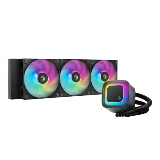 Tản nhiệt nước AIO DeepCool LE360 V2 ARGB - Black (LGA1851/1700/1200/115x, AM5/AM4)