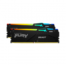 RAM PC Kingston Fury Beast RGB 32GB 6000MHz DDR5 (2x16GB) KF560C30BBAK2-32