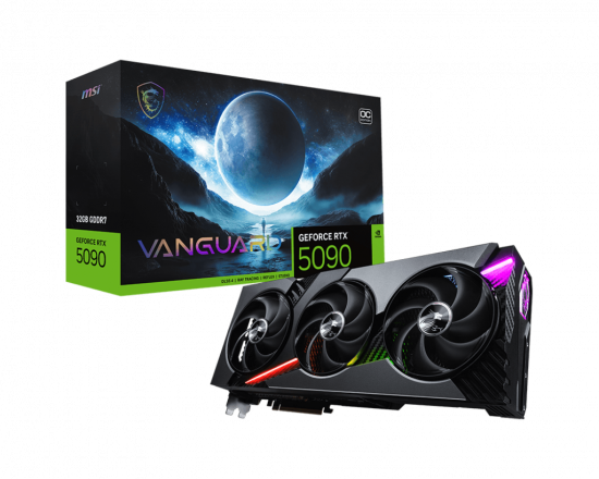 Card màn hình VGA MSI GeForce RTX 5090 32G VANGUARD OC GDDR7