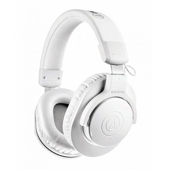 Tai nghe không dây Audio Technica  ATH-M20xBT Màu Trắng -Chính hãng - Tai nghe kiểm âm Bluetooth Hires