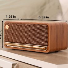 Loa di động không dây EDIFIER MP230 - Brown, Chính hãng, kiểu dáng Retro