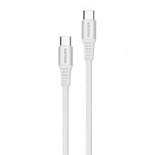 Cáp Sạc USB Type C Sang USB Type C Philips 100W DLC9530CW (1.0 mét, Màu Trắng)