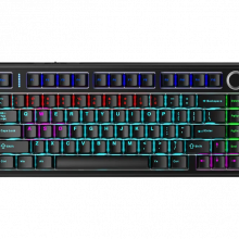 Bàn Phím Cơ Có Dây AULA F75 Red Switch (80 phím, PBT Keycap, Multi LED)