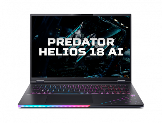 Laptop Acer Predator Helios 18 AI PH18-73-93P0 (Intel Core Ultra 9 275HX, RTX 5080 16GB, Màn Hình 18 inch 2K+ 250Hz IPS, RAM 64GB , SSD 3TB , Windows 11)