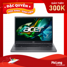 Laptop ACER Aspire 5 A515-58P-351N (Intel Core i3-1305U, RAM 16GB, SSD 512GB, Intel UHD, Màn Hình 15.6 inch FHD, Windows 11, Xám)