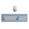 Combo Bàn Phím Và Chuột Không Dây MOFII 666 Pro Blue