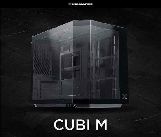 Vỏ case Xigmatek CUBI M Black - EN42775 (m-ATX, Sẵn 3 fan RGB, Max 9 fan, Rad 360)