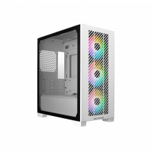 Vỏ Case CoolerMaster Elite 301 White (Mini Tower, m-ATX, Sẵn 3 fan ARGB, Max 6 fan, Rad 280, USB-C)