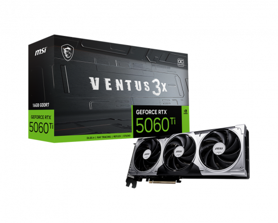 Card Màn Hình MSI GeForce RTX 5060 Ti 16G VENTUS 3X OC GDDR7