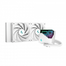 Tản nhiệt nước AIO Deepcool LT520 WH - White (LGA1851/1700/1200/115x/20xx, AM5/AM4/sTRX4/sTR4, Fan No LED)