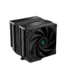 Tản Nhiệt Khí CPU DeepCool AK620 ZERO DARK (LGA 1851/1700/1200/115x/20xx, AM5/AM4, 6 ống đồng, Cao 160mm, No LED)