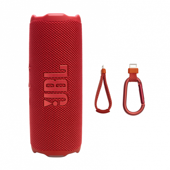 Loa Di Động JBL Flip 7 Màu Đỏ (25W, Pin 16 Giờ, Chống Nước IP68, Bluetooth 5.4, Chính Hãng)