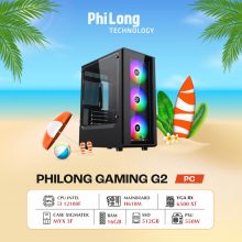 PC Phi Long Gaming G2 (i3 12100F, H610M, RAM 16GB, SSD 512GB, RX 6500 XT, PSU 550W)
