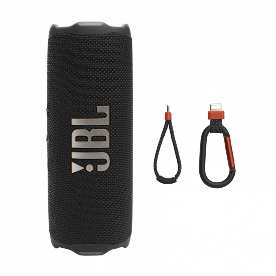 Loa Di Động JBL Flip 7 Màu Đen (25W, Pin 16 Giờ, Chống Nước IP68, Bluetooth 5.4, Chính Hãng)