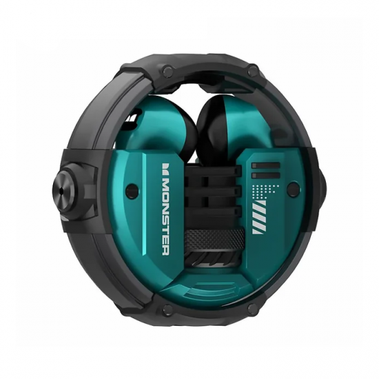 Tai Nghe Không Dây Monster Airmars XKT10 Green (Bluetooth 5.2, Vỏ Pin 300mAh)